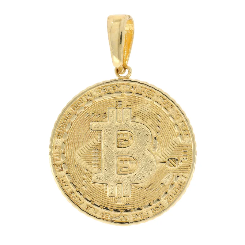 Přívěsek Bitcoin ze zlata