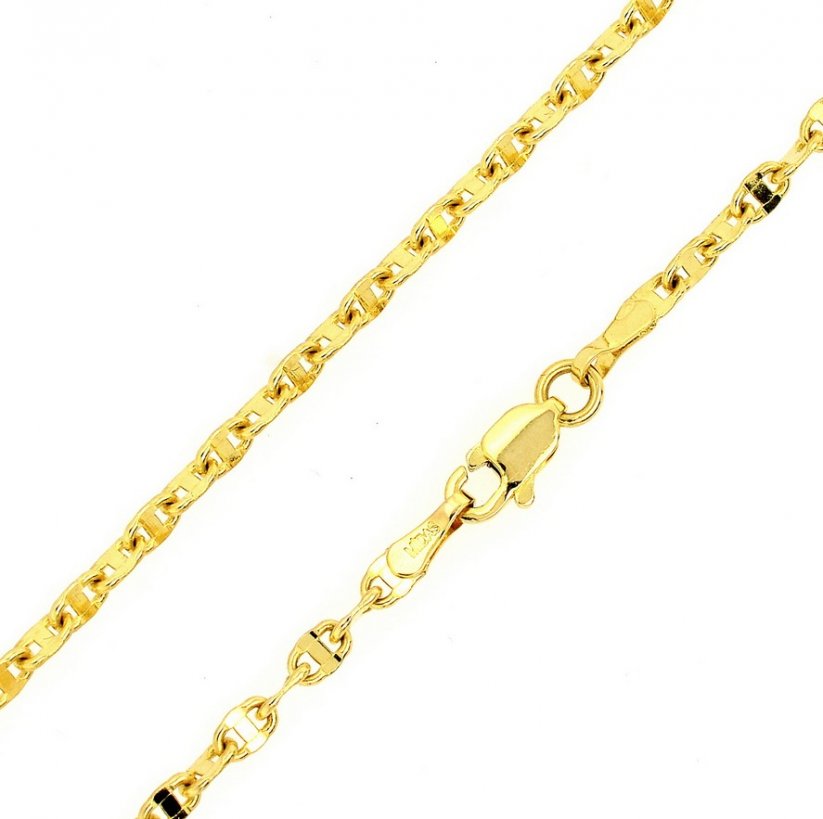 Řetízek na krk ze zlata - Varianty řetízků: 50 cm