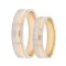 Zlaté snubní prsteny C1182-WRW-CZ