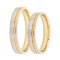 Zlaté snubní prsteny F4362-WRW-CZ