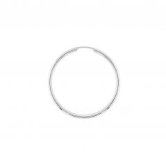 Zlatý bílý kruh Ø 30 mm - 1 kus