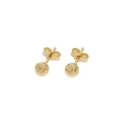 Zlaté pecky se zdobením Ø 4 mm NP149 Zlaté pecky se zdobením Ø 4 mm NP149