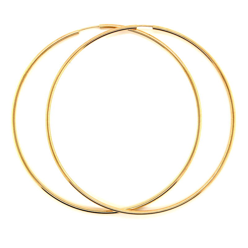 Zlaté velké kruhy Ø 59 mm