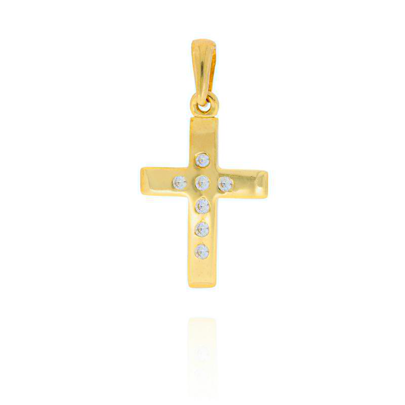 Elegantní zlatý křížek