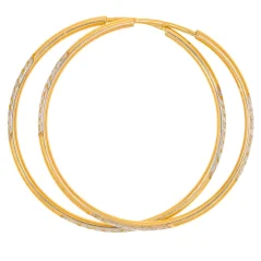 Dvoubarevné kruhy z bílým gravírem průměr 34 mm NK395