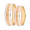 Zlaté snubní prsteny B1298-WRW