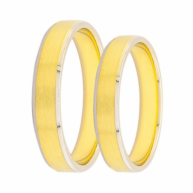 Zlaté snubní prsteny F1423-WYW