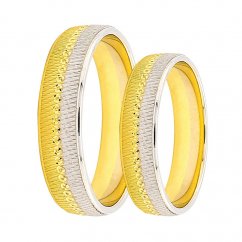 Zlaté snubní prsteny F1345-WY