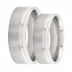 Stříbrné snubní prsteny AG-SL5351-W