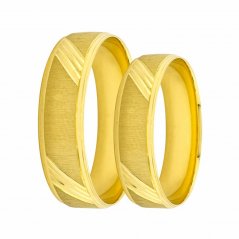 Zlaté snubní prsteny C2221-Y