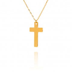 Zlatý náhrdelník s křížkem