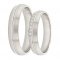 Stříbrné snubní prsteny AG-ELS2003-W-CZ