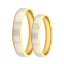 Zlaté snubní prsteny D1441-YWY-CZ