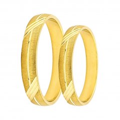 Zlaté snubní prsteny HK009-Y
