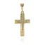 Zlatý křížek s jemným zdobením LAU014