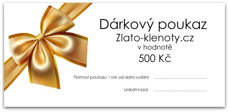 Dárkový poukaz 500,- Kč