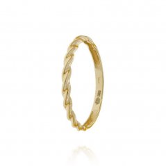 Elegantní dámský prsten ze žlutého zlata DP175