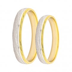 Zlaté snubní prsteny HK061-WY