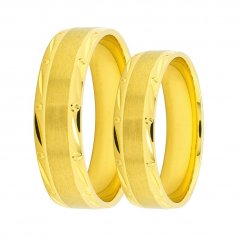 Zlaté snubní prsteny B1298-Y