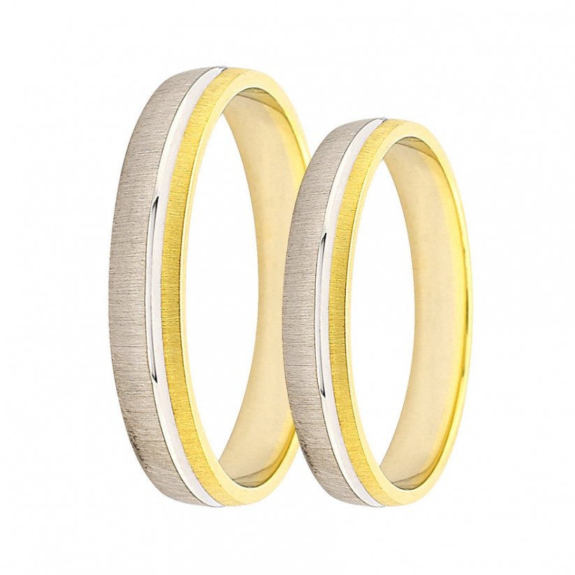 Zlaté snubní prsteny HK006-WY
