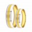 Zlaté snubní prsteny C1010-WYW