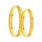 Zlaté snubní prsteny F3-3mm-Y