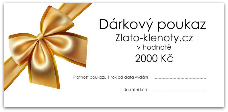 Dárkový poukaz 2000,- Kč