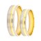 Zlaté snubní prsteny D1444-WYW-CZ