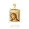 Zlatý přívěsek s barevným Ježíšem PM270