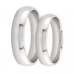 Stříbrné snubní prsteny AG-SF5-5mm-W