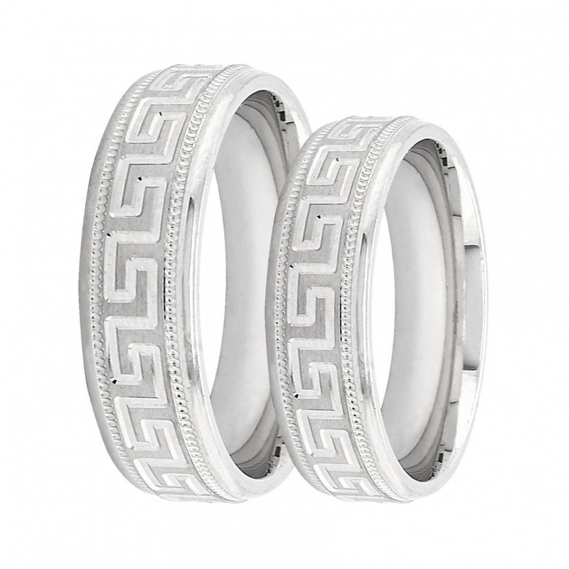 Stříbrné snubní prsteny AG-SL5290-W