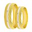 Zlaté snubní prsteny F1368-YWY