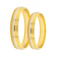 Zlaté snubní prsteny C1006-YWY